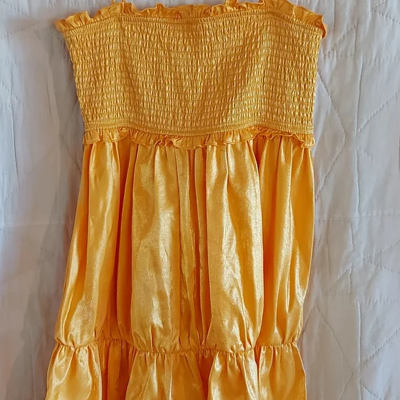 Lovers + Friend Yellow mini dress - Picture 3 of 8